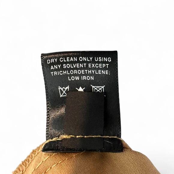 Lafayette 148 New York Women's Cropped Bleeker Pant Size 0 Camel Brown - Picture 8 of 9